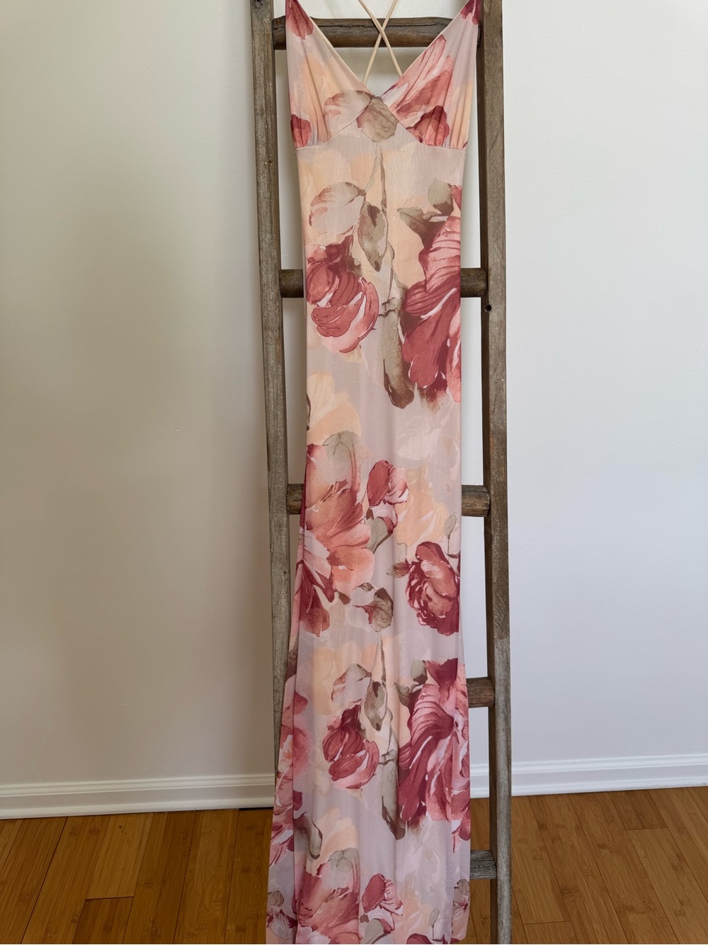 Joseph Pink Floral Maxi Dress Skirt